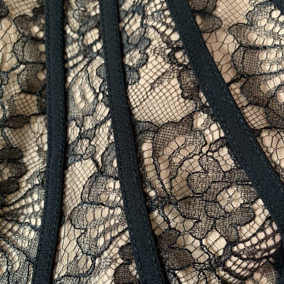 Adelyn Rae Cutout Lace Halter Cocktail Black Mini Prom Dress Wedding Guest Gala - Picture 11 of 14